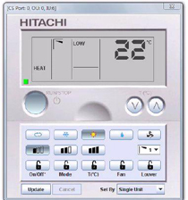 Interfaz CS-NET WEB de Hitachi