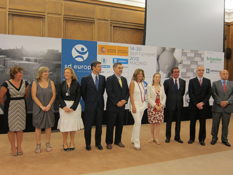 Presentación de SDE 2012, autoridades y empresas patrocinadoras