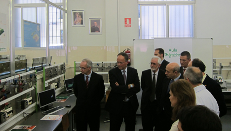 Visita a las instalaciones del Aula de eficiencia energética