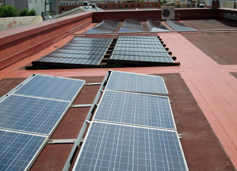 Sistema fotovoltaico en la Escuela Universitaria de Ingeniería Técnica Industrial de la Universidad Politécnica de Madrid