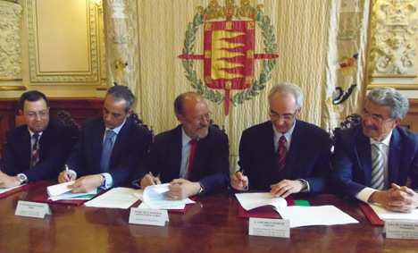 Firma del acuerdo del acuerdo Valladolid Smart City