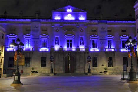 Iluminación del Ayuntamiento de Tarragona