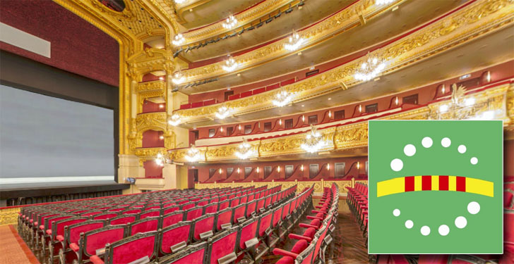 Gran Teatro Liceo de Barcelona. Ecoetiqueta. Distintivo de Garantía de Calidad Ambiental.
