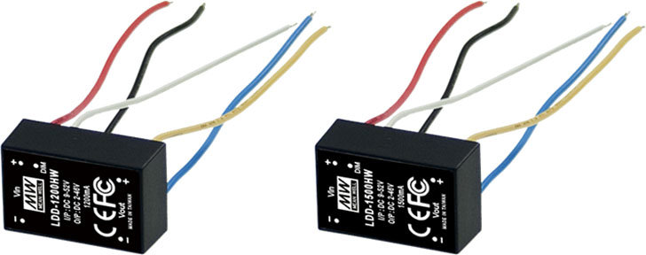 Olfer presenta los LED driver de Meanwell para corriente de salida de hasta 1200mA/1500mA.