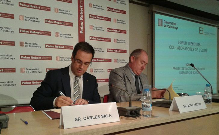 Estrategia Catalana de Renovación Energética de Edificios. Firma del protocolo.