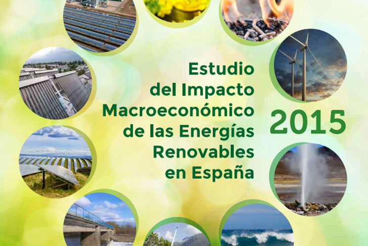 Estudio del Impacto Macroeconómio de las Energías Renovables en España 2015. APPA.