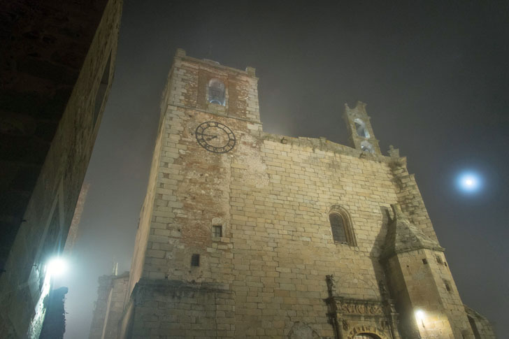 Inauguración de la nueva iluminación del Conjunto Monumental de Cáceres. 