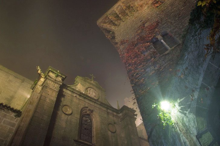 Inauguración de la nueva iluminación del Conjunto Monumental de Cáceres. 