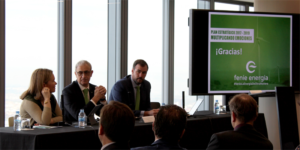 Momento de la presentación del Plan Estratégico 2017-2019 de Fenie Energía.