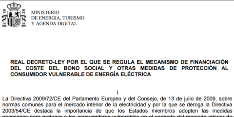 Un Real Decreto limita los cortes de suministro eléctrico