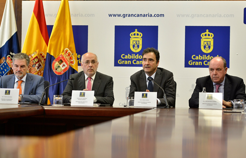 Convenio entre Endesa y Cabildo de Gran Canaria para el suministro de energía 100% renovable. 