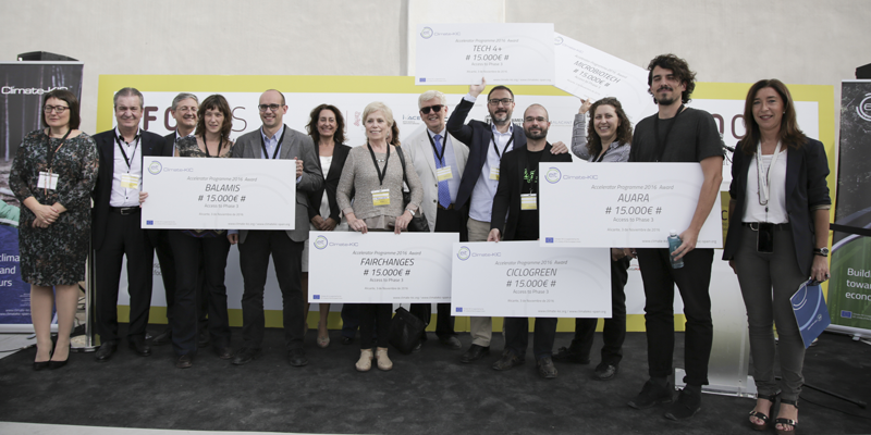 Finalistas del Programa Climate-KIC Accelerator Spain.
