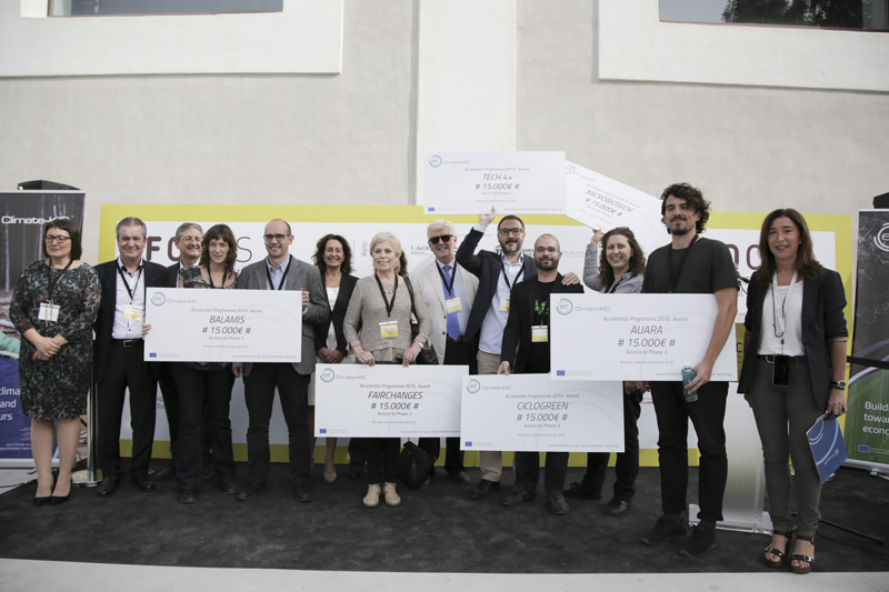 Finalistas del programa Climate-KIC Accelerator Spain.