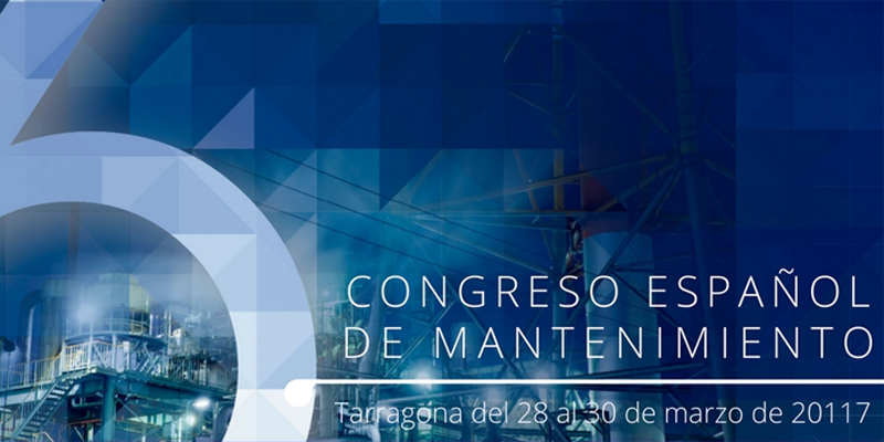 Fragmento del cartel del 6º Congreso Español de Mantenimiento.