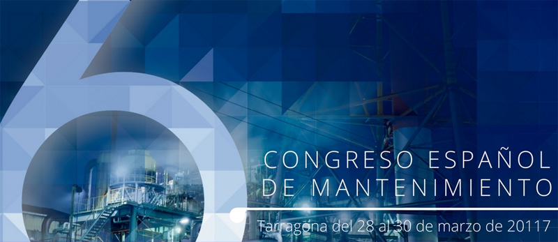 Fragmento del cartel del 6º Congreso Español de Mantenimiento. 