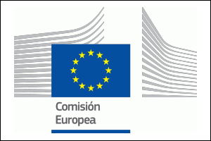 Logo de la Comisión Europea.