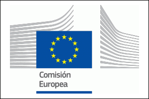 Logo de la Comisión Europea.