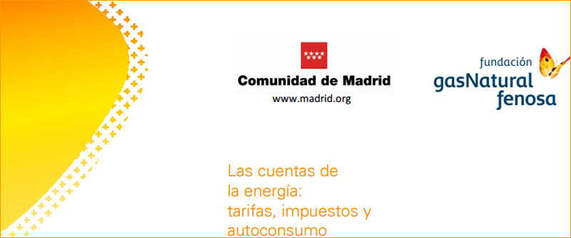 Tríptico jornada de Fundación Gas Natural Fenosa. 