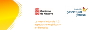 Pantallazo tríptico seminario "La nueva industria 4.0", de Fundación Gas Natural Fenosa.