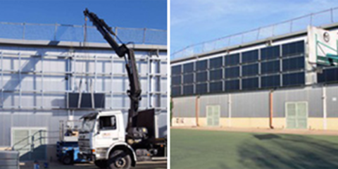 Ventilación solar en un pabellón deportivo para reducir el consumo energético