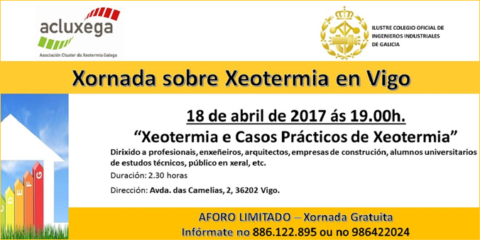 Acluxega organiza en Vigo una jornada sobre Geotermia