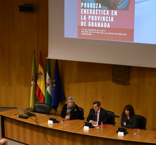 Jornada informativa de la Diputación de Granada para informar sobre pobreza energética. 