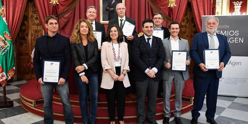 Galardonados en los Premios EnerAgen de Energía 2017.
