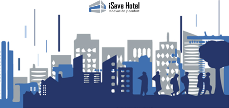 Logo de iSave Hotel. 