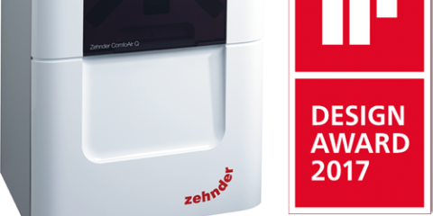 Zehnder ComfoAir Q obtiene el iF Design Award 2017