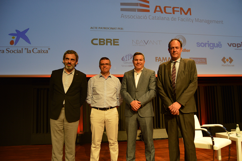 Participantes en la presentación oficial de la Asociación Catalana de Facility Management. 