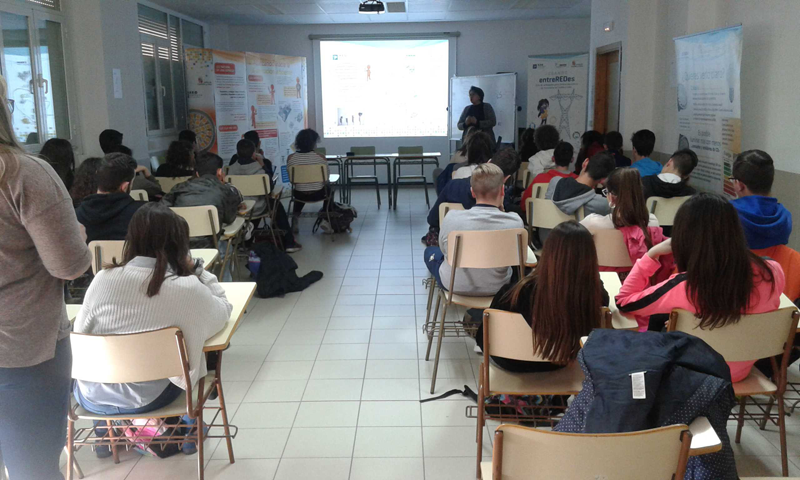 Aula de un instituto de Secundaria. 