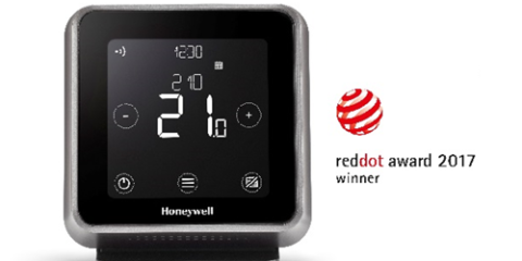 Los termostatos serie T de Honeywell reciben el Premio de diseño Red Dot 2017