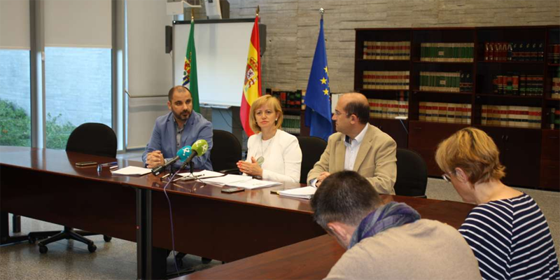 Presentación en Mérida del Máster en Economía Circular y Verde de la Junta de Extremadura y la Universidad de Extremadura.