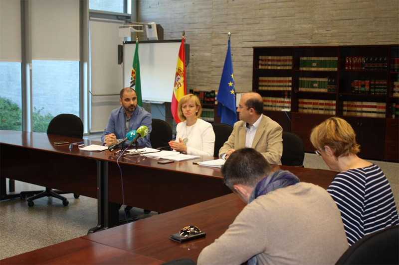 Presentación en Mérida del Máster en Economía Circular y Verde de la Junta de Extremadura y la Universidad de Extremadura. 