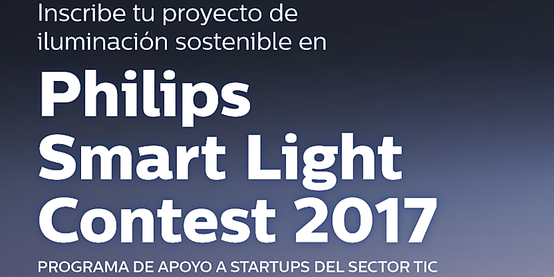 Anuncio del Concurso Phiplips Smart Light Contest 2017. 