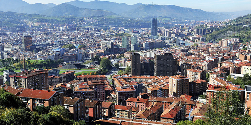Vista general de Bilbao.
