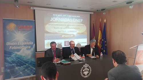 Jornada de UNEF sobre fotovoltaica en Castilla-La Mancha