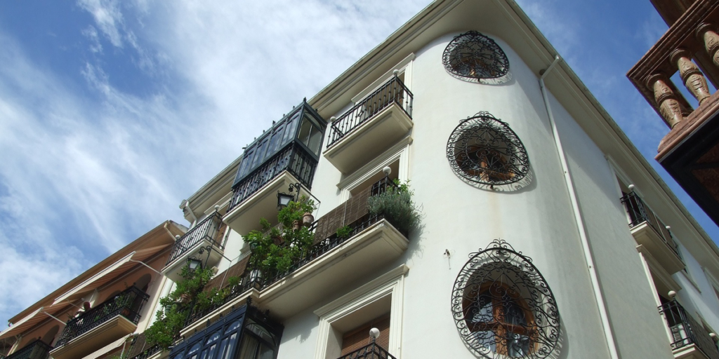 Edificio de viviendas en Andalucía.