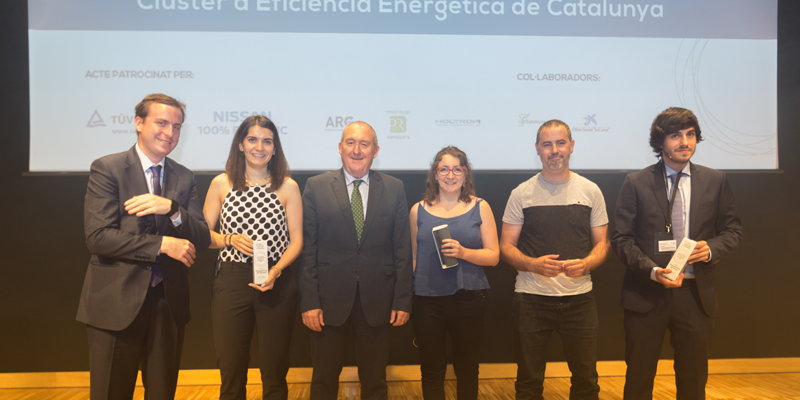 Premiados en la Nit de l`Eficiència del Clúster de Eficiencia Energética de Cataluña.