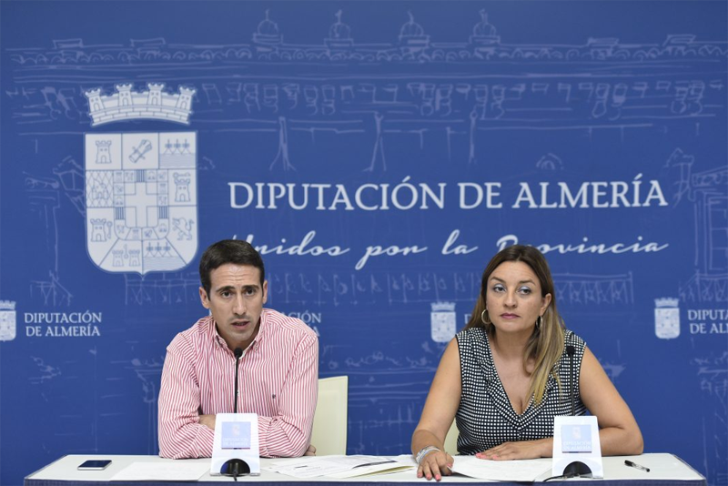 Diputados de Fomento y Medio Ambiente de la Diputación de Almería. 