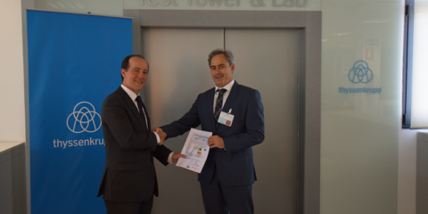 Thyssenkrupp alcanza la máxima Calificación Energética de Ascensores