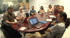 Reunión en el Ayuntamiento de Villa de Ingenio sobre el Sistema de Gestión de Energía Municipal.