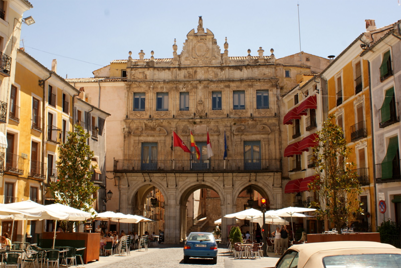 Fachada de Ayuntamiento de Cuenca. 