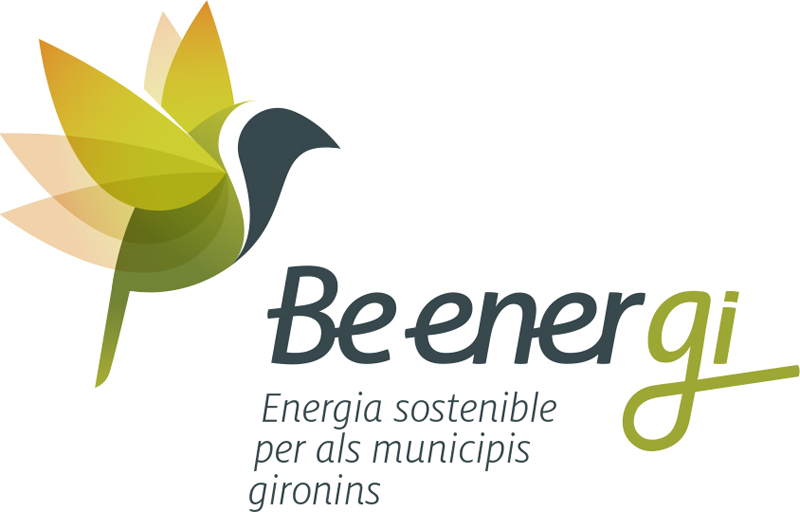 Logo del programa BEenerGI, Gerona. 