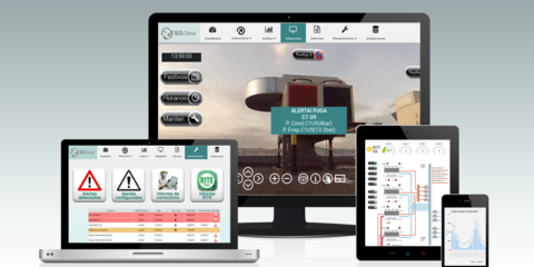 Sistema de mantenimiento virtual de instalaciones de climatización