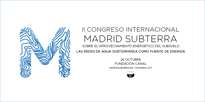 Logo del II Congreso Internacional Madrid Subterra sobre el Aprovechamiento Energético del Subsuelo.