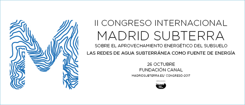 Logo del II Congreso Internacional Madrid Subterra sobre el Aprovechamiento Energético del Subsuelo. 
