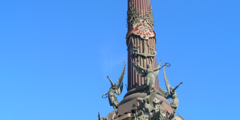 La Geotermia llega al monumento a Cristóbal Colón de Barcelona