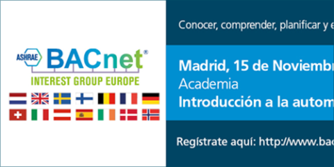 BACnet Academy organiza un curso en Madrid sobre Introducción a la Automatización vía BACnet