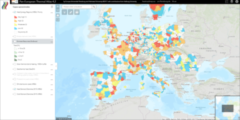 Mejoras en el Atlas Térmico Paneuropeo para descarbonizar el sector de la calefacción y la refrigeración